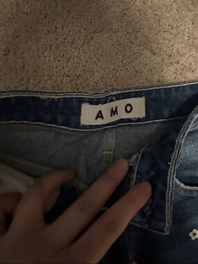 AMO Blue Denim Jeans - Classic Indigo